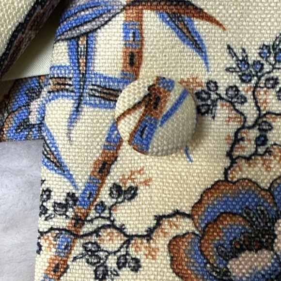 Tuckernuck Montrose Chintz Martine Vest SM Floral ButterYellow Spring Preppy NEW - Picture 13 of 17